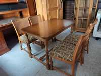 Stół+ krzesła w stylu rustykalnym