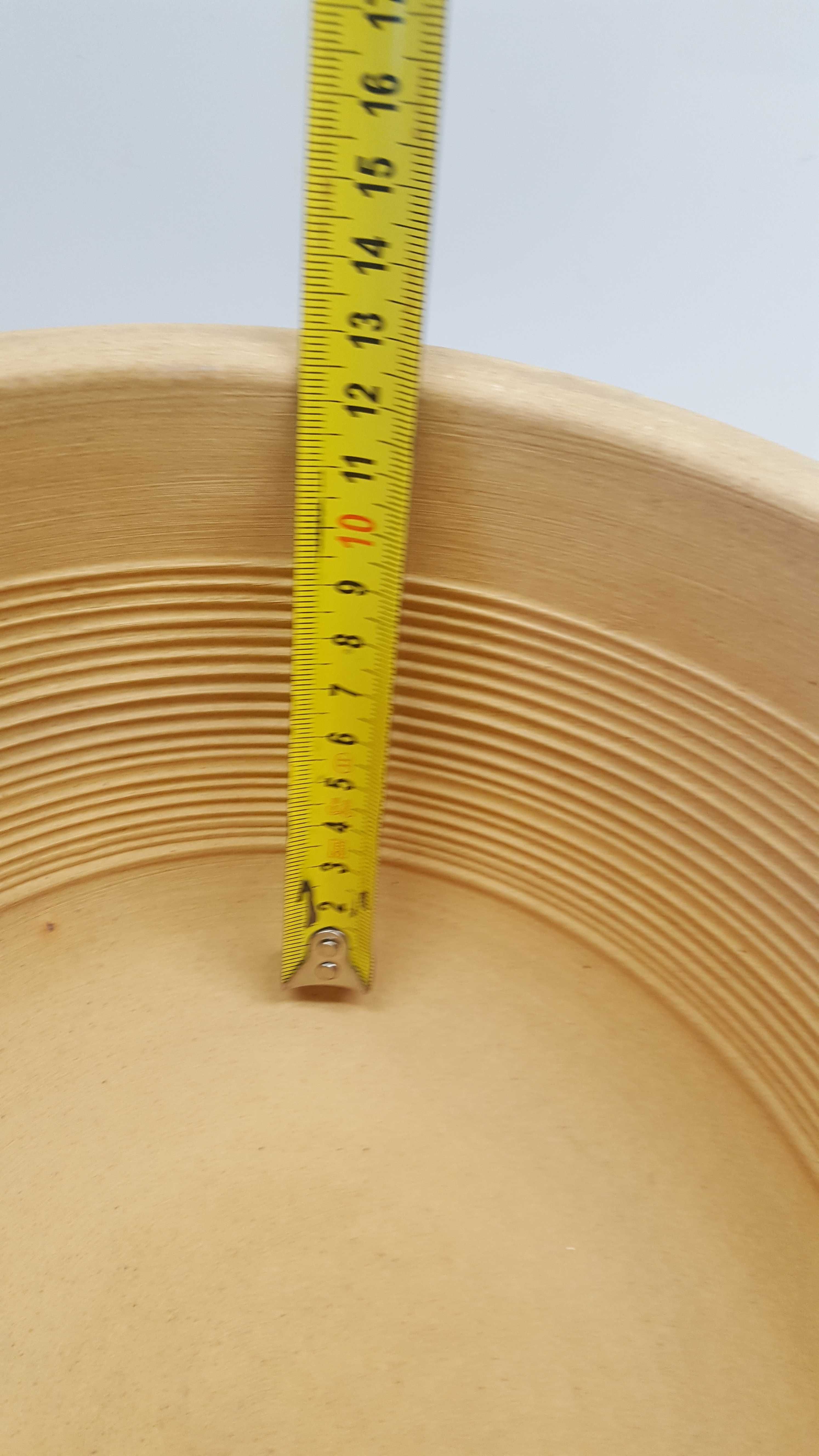 makutra ceramiczna jasne wnętrze wewnątrz 24cm -produkcja polska