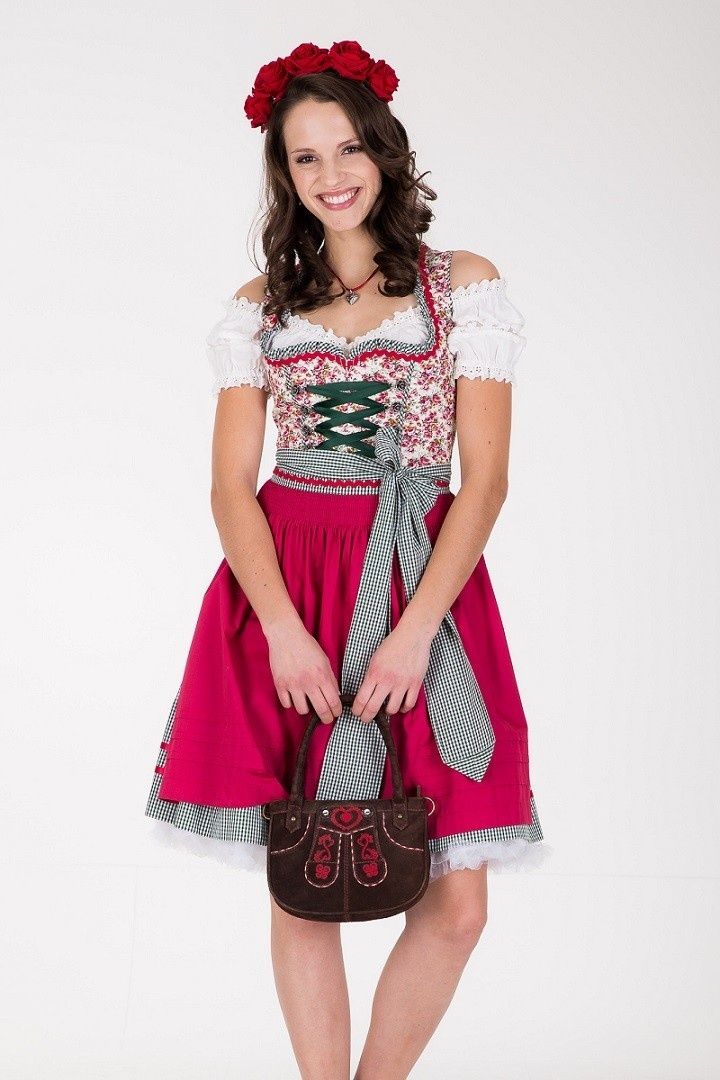 Платье баварское Октоберфест дирндиль для кафе бара официанта.
