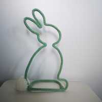 Zajączek, króliczek wielkanocny handmade, Wielkanoc, dekoracja
