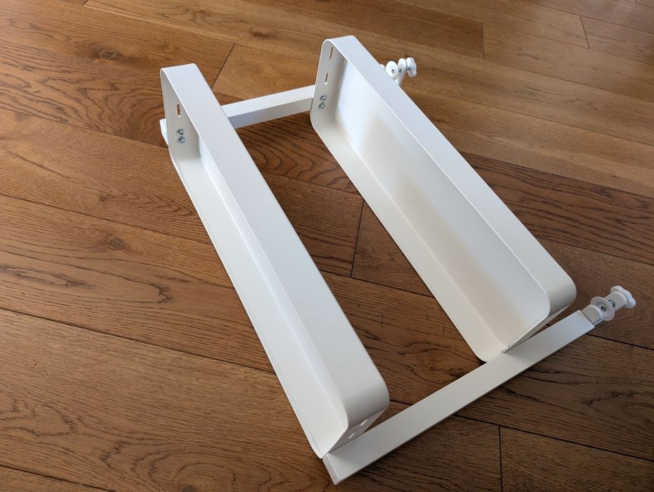 Vattenkar półka na biurko biała ikea 49x15 cm