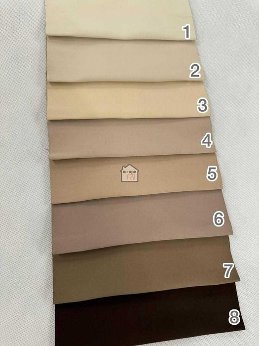 Штори матовий блекаут flat однотонні blackout портьєри