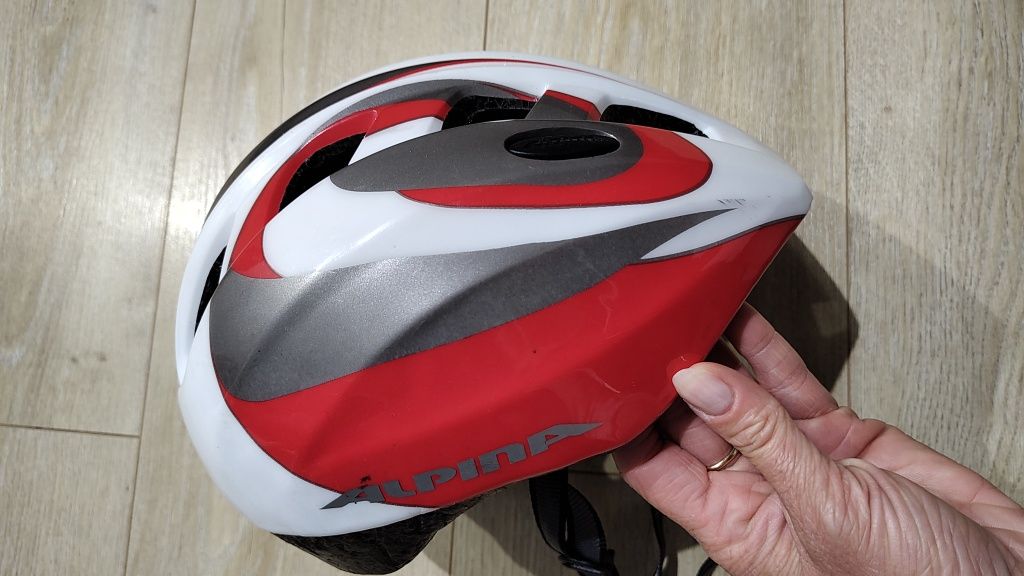 Kask dziecięcy rowerowy hulajnoga rolki Alpina 51-55cm