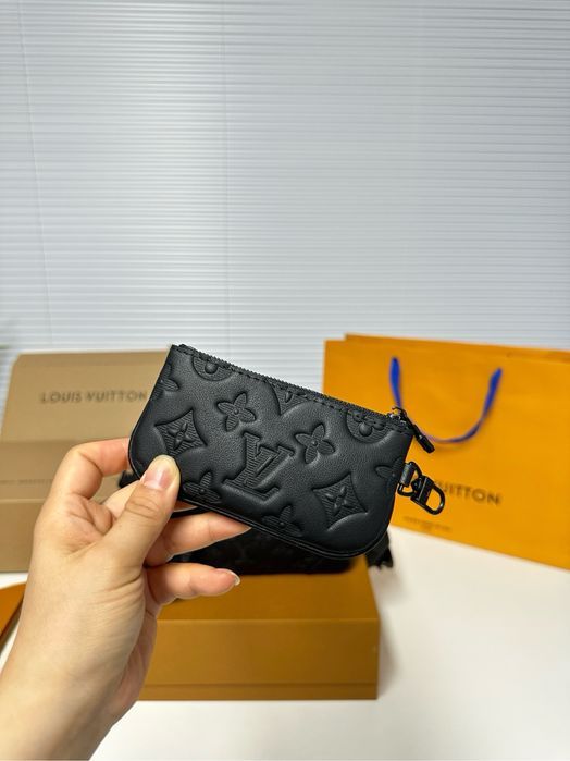 Louis Vuitton trio 3v1 messenger сумка кожаная черная 3в1
