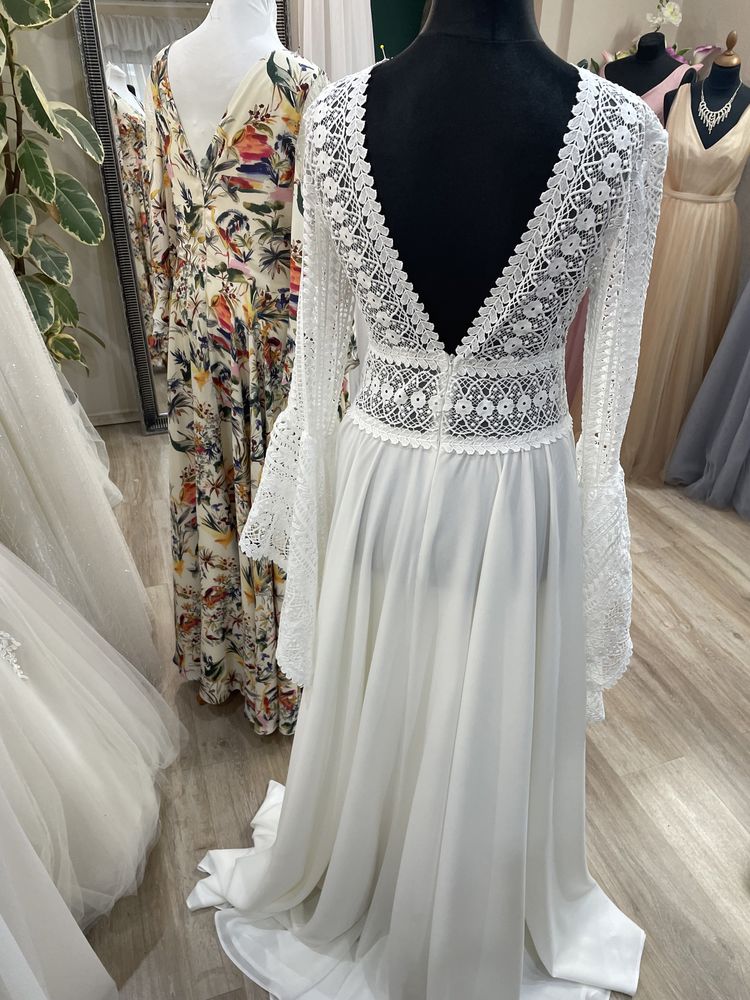 Suknia Ślubna boho roz. M