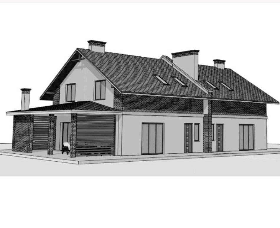 Продаж правої частини дуплекса 145 м2 у Винниках