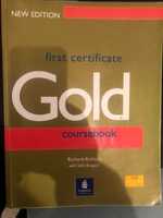 Gold - course book- first certificate - Richard Acklam - Longman