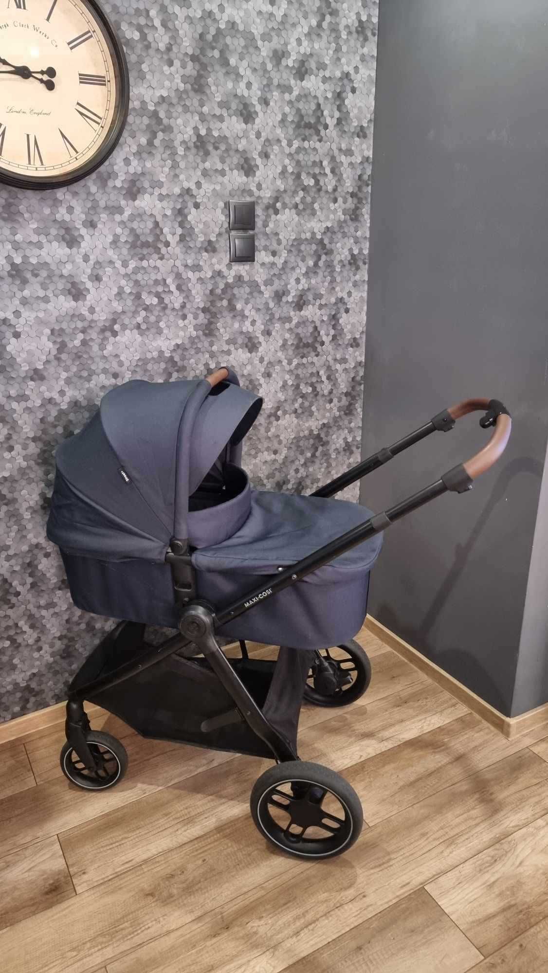 Wózek 3w1 Maxi Cosi Street Plus + baza do samochodu i wkład zimowy