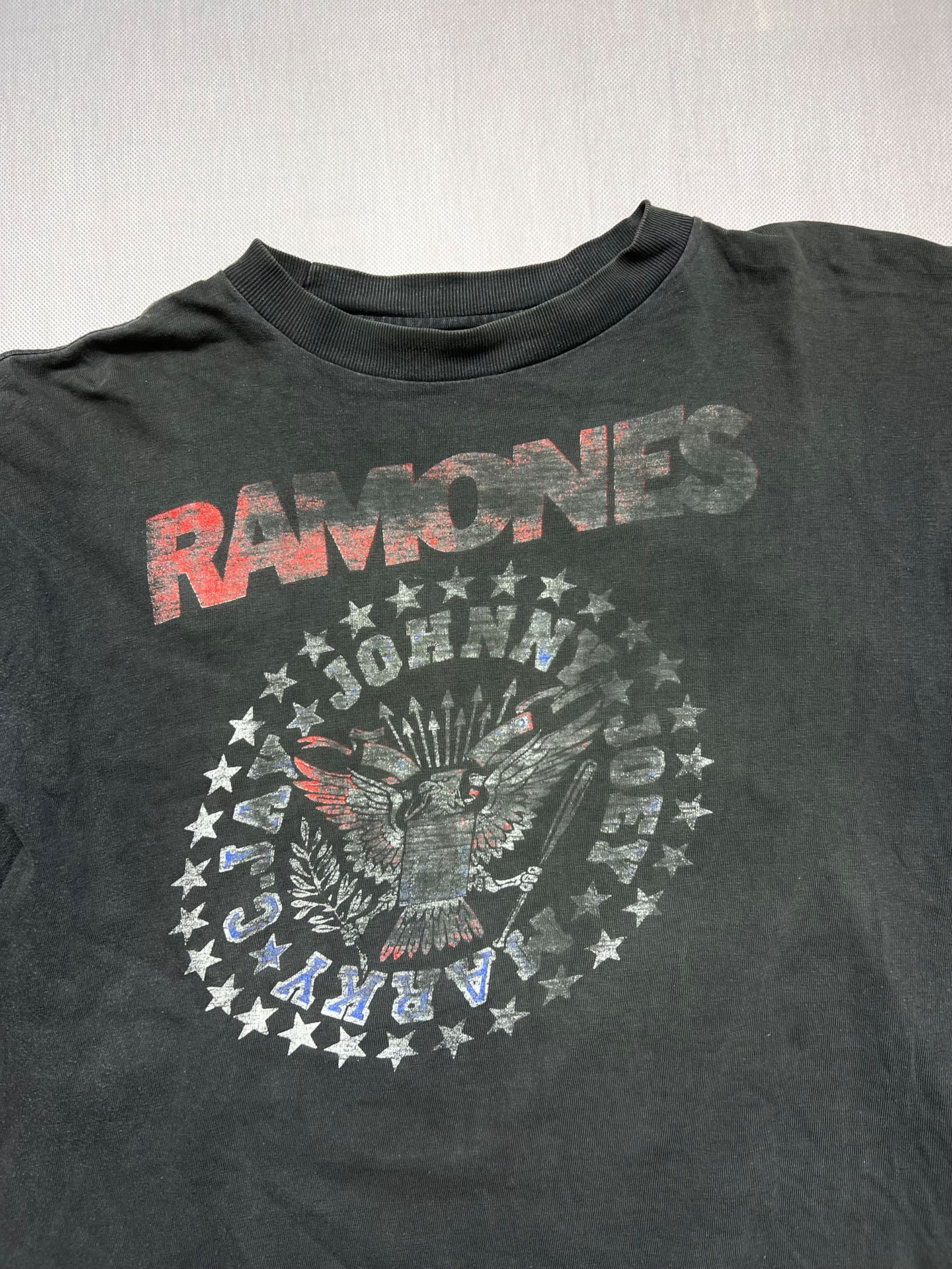 Rare Tshirt Ramones vintage 80’s 90’s trashed detroid koszulka