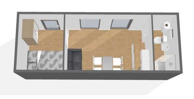Domek całoroczny letniskowy 24m2 na zgłoszenie wyposażony pod Klucz