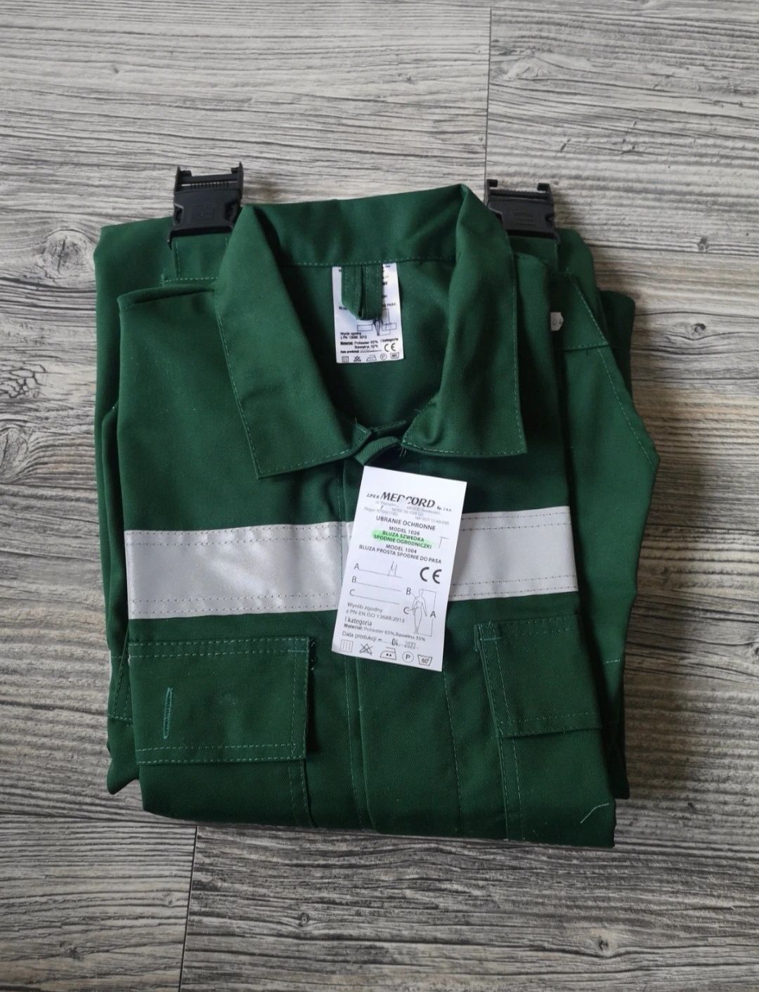 Ubranie robocze ochronne zielone M/L