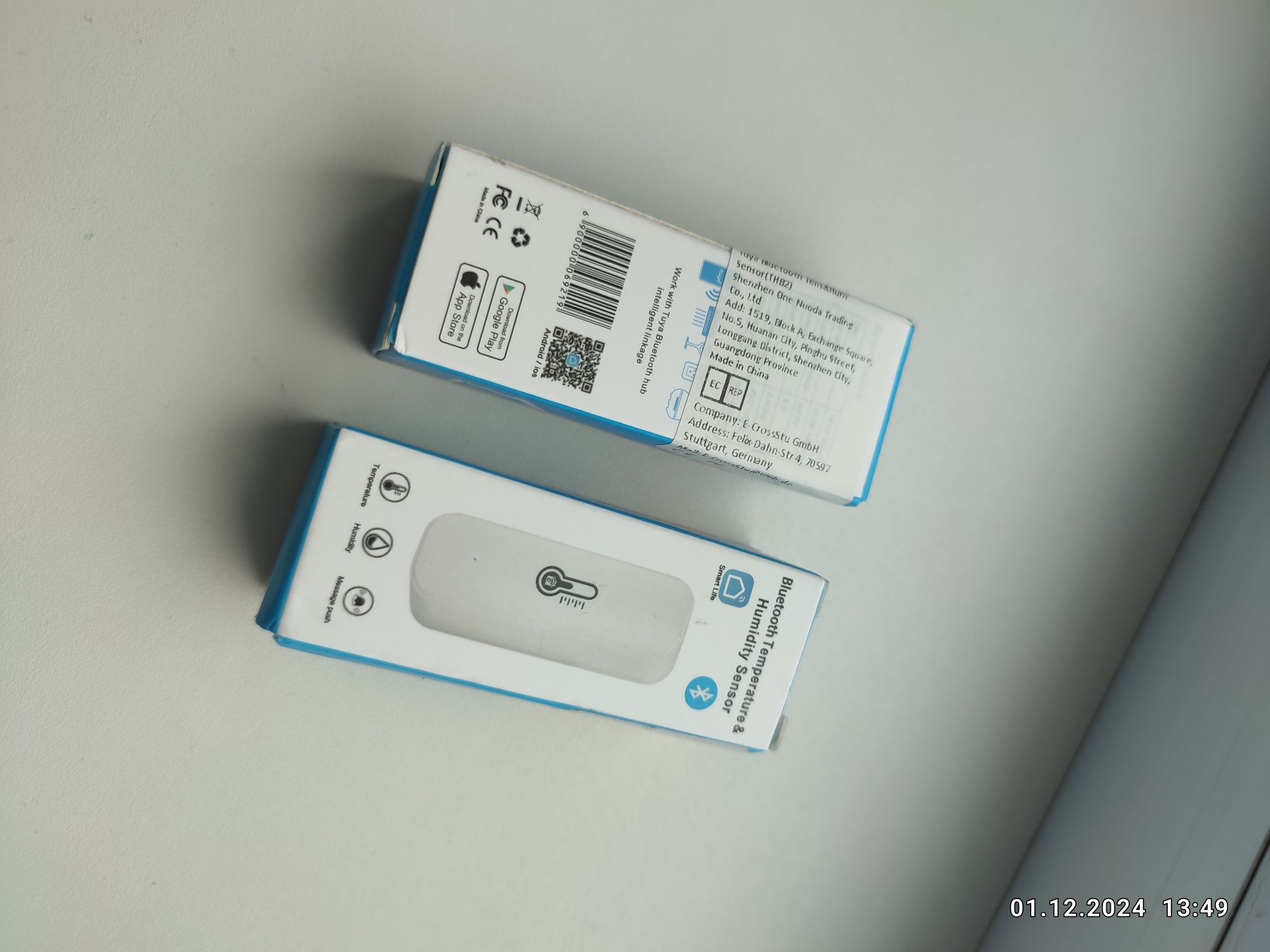 Датчик температури та вологості Bluetooth Tuya Smart Гігрометр Градусн
