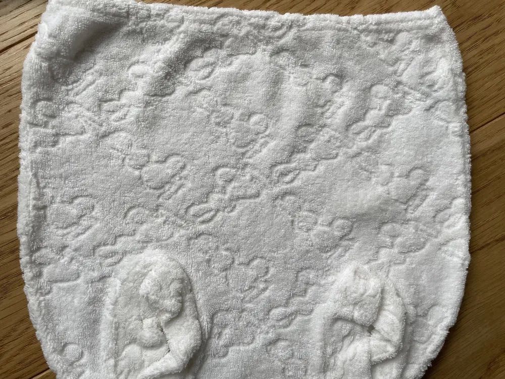 Bloomersy majtki na pampersa 74/80 dla niemowlaka - białe