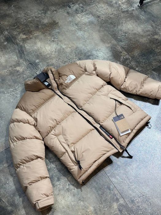Чоловіча куртка-пуховик зе  норс фейс бежева The North Face