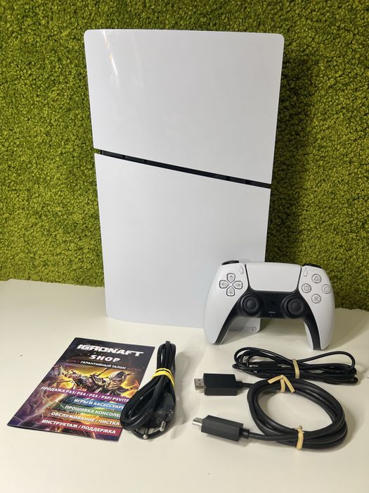 Год Гарантии! Playstation 5 Slim Digital Edition 1 TB + Dualsense