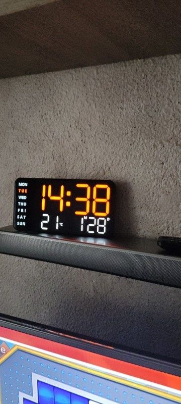 Duży Zegar Cyfrowy Led