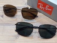 Металеві чоловічі сонцезахисні окуляри RB-3653 від Ray Ban! Оригінал!