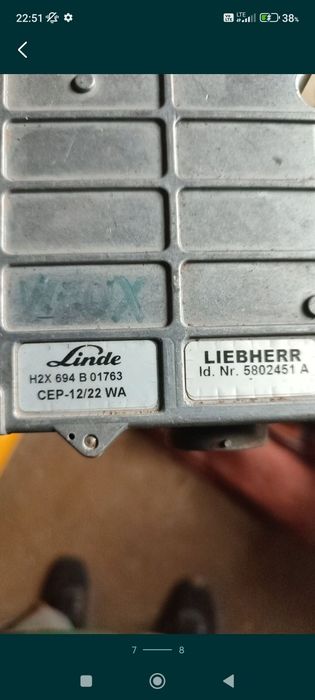 Sterownik silnika liebherr Linde CAT moduł ECU BCU