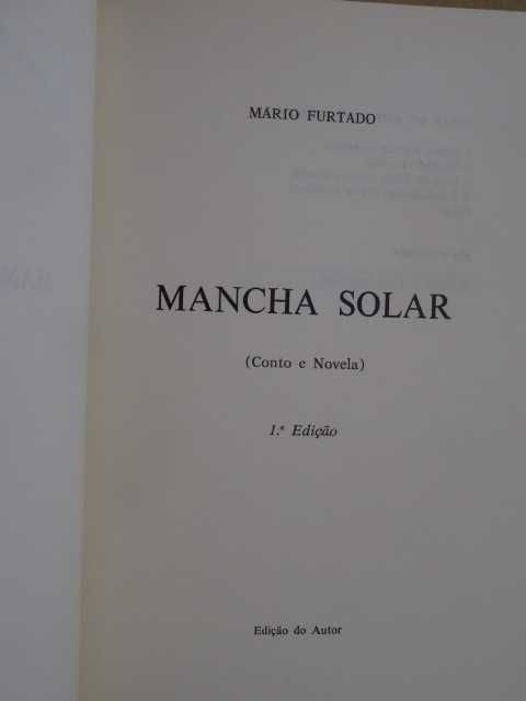 Mancha Solar de Mário Furtado - 1ª Edição