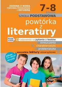 Powtórka z literatury . klasa 7-8. wyd. Greg