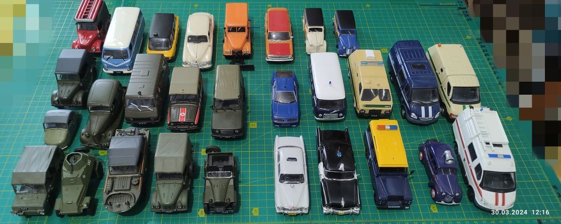 Коллекция моделей авто