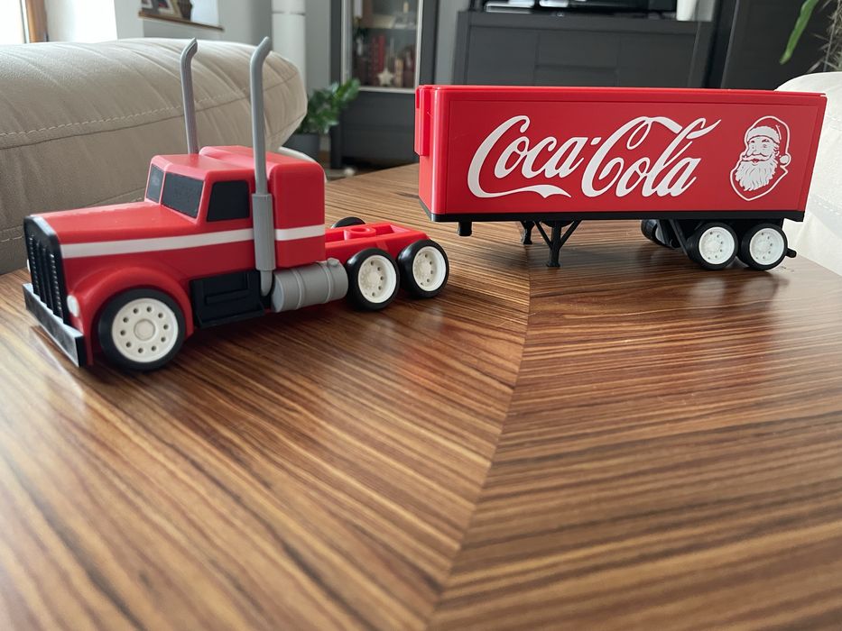 Ciężarówka Coca cola, pojemnik na cukierki, zabawka, 3D