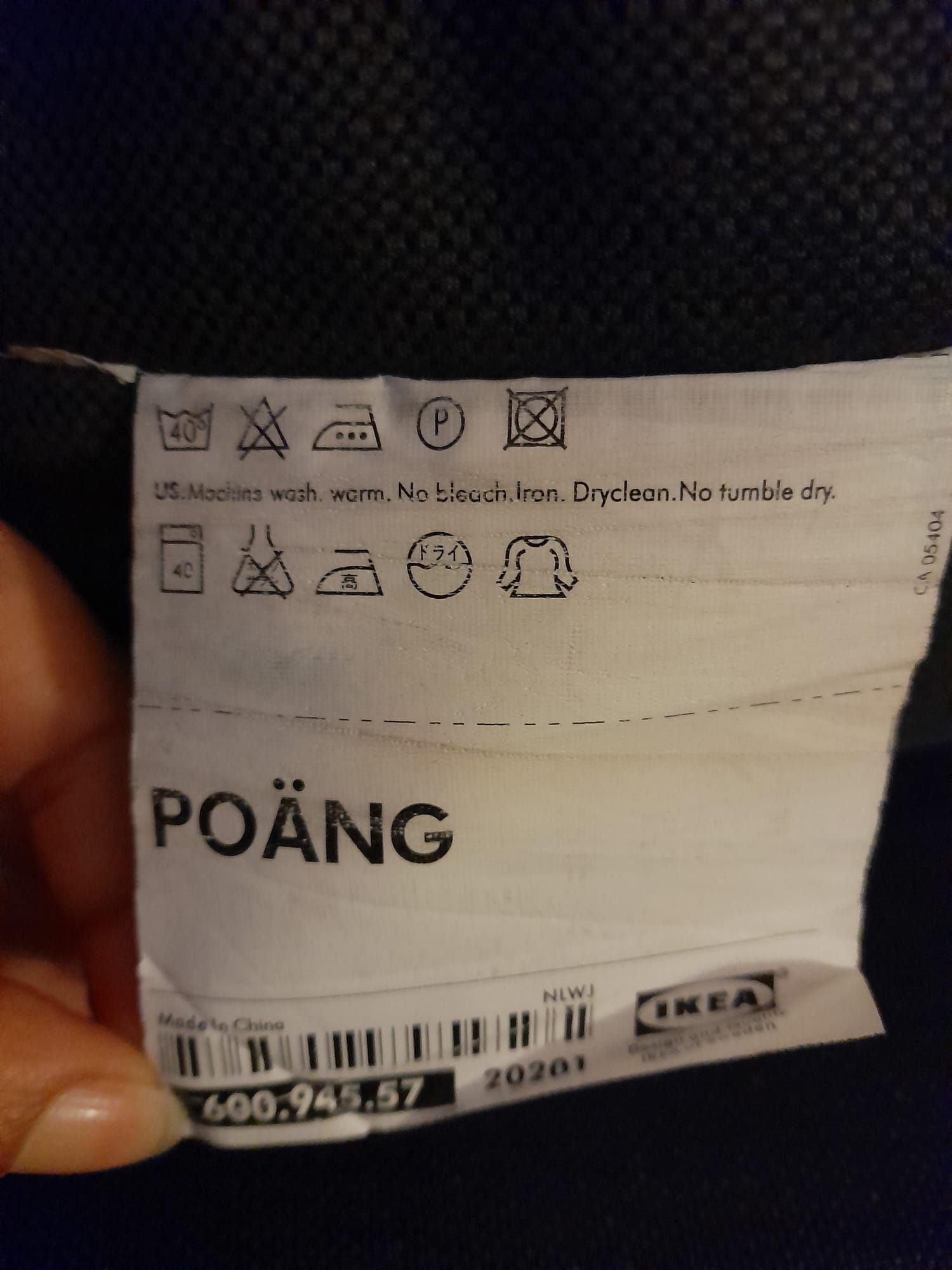 Cadeira mogno Poang IKEA