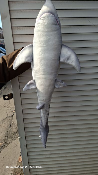 Акула мягкая игрушка 100 см shark 1 метр