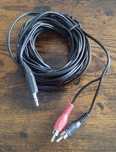 Kablel Jack 3,5mm - 2 x RCA przewód AUX - IN audio 5m