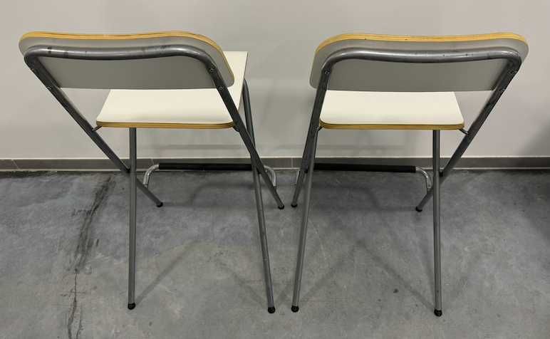 Hokery taborety 2x Ikea 101.992.17 Franklin+ stolik Ikea BILLSTA 18260