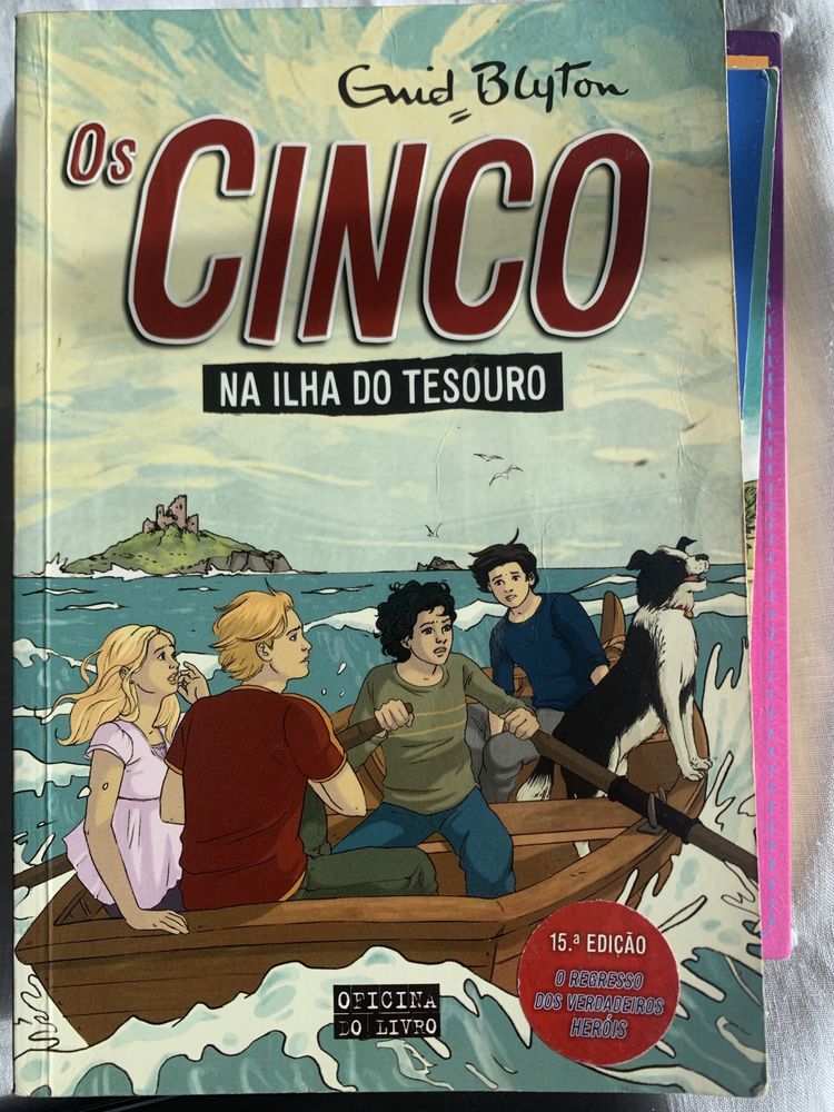 Livro Os Cinco Na Ilha do Tesouro