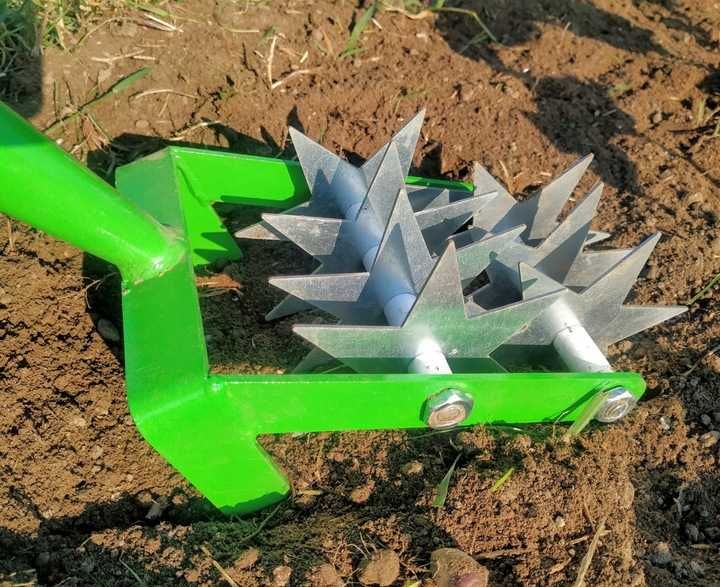 Aerator i Wertykulator z Ostrzem 2w1 Solidny sprzęt 7 Pierścieni