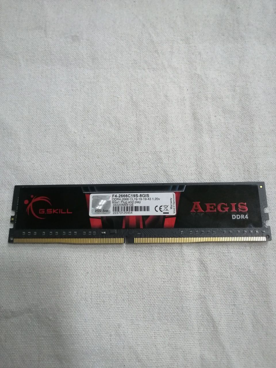 Memória RAM DDR4 GSkill 8gb 2666Mhz