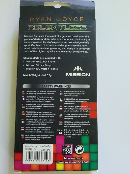 Mission Ryan Joyce Coral 21g