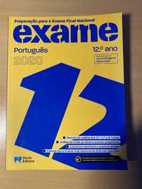 Livro de preparação de exame de Português 12º ano (Porto editora)
