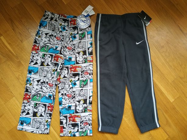 Нові флісові штани для хлопчика Nike, 6-7 років, США