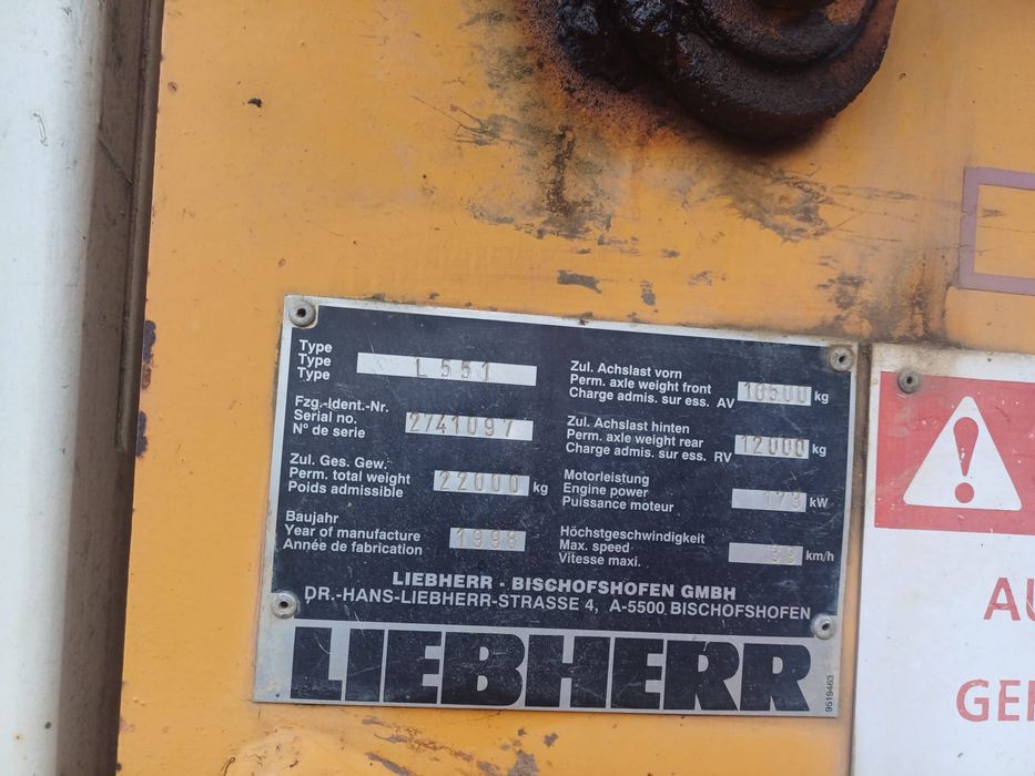 Ładowarka Liebherr L-551
