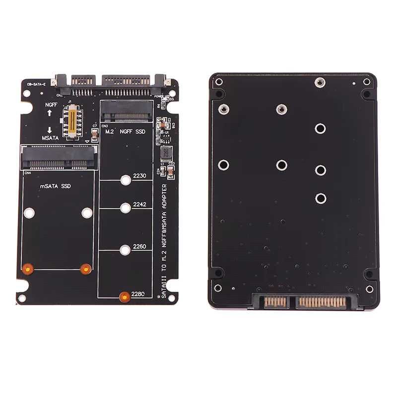 Переходник M2 NGFF to SATA адаптер M.2 2'5 NVME PCI-E карман USB USB-C