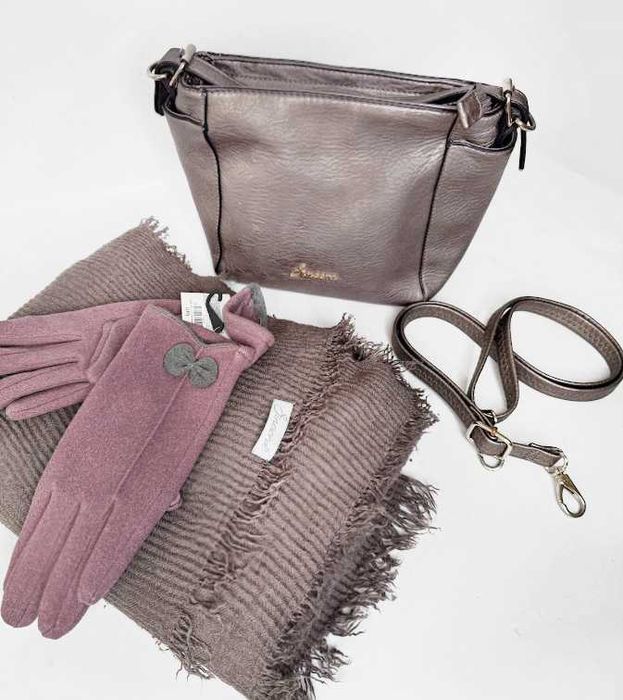 Сумка крос-боді Шарф Палантин Sincera Рукавички жіночі фетрові