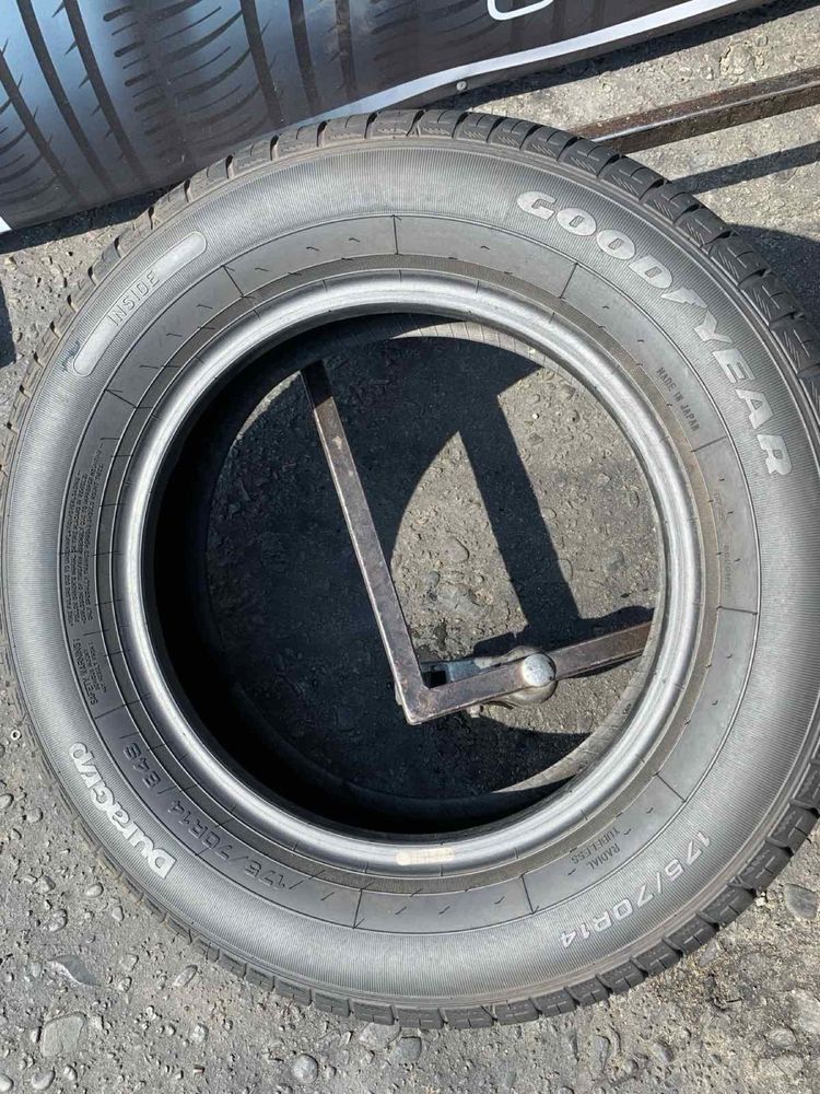 Шини 175/70 R14 пара Goodyear 2023р літо 7мм
