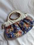 Torebka vintage w kwiaty