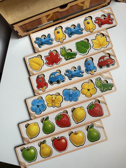 Сортер по кольорам Чарівний комодик Ань Янь