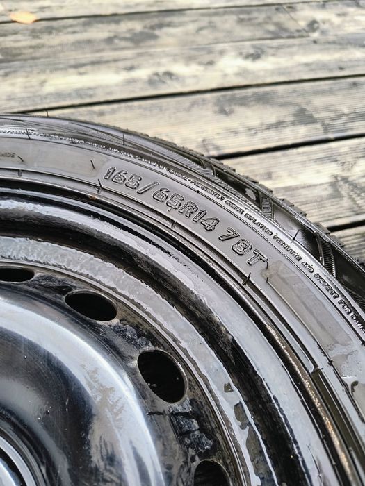Felgi stalowe R14 4x100 opony zimowe Falken 165/55/R14 7.5mm zeszłyrok