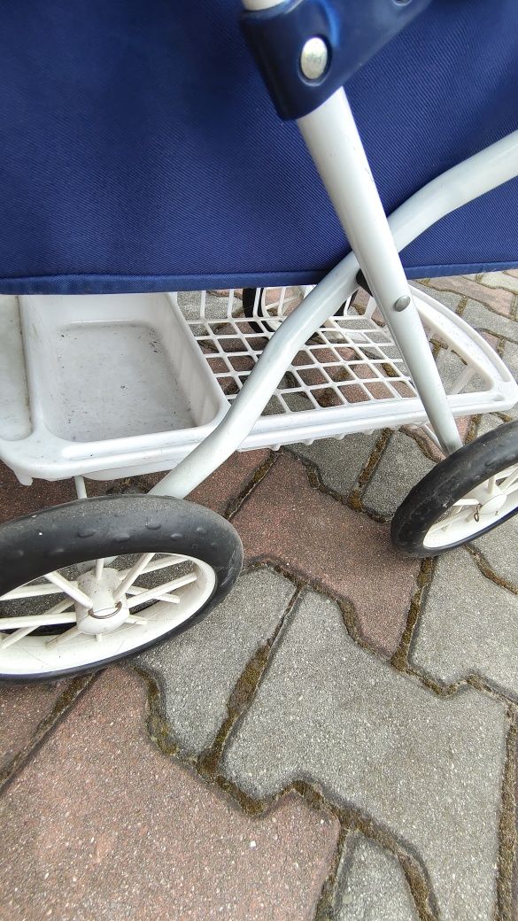 Wózek dla lalki regulowany uchwyt