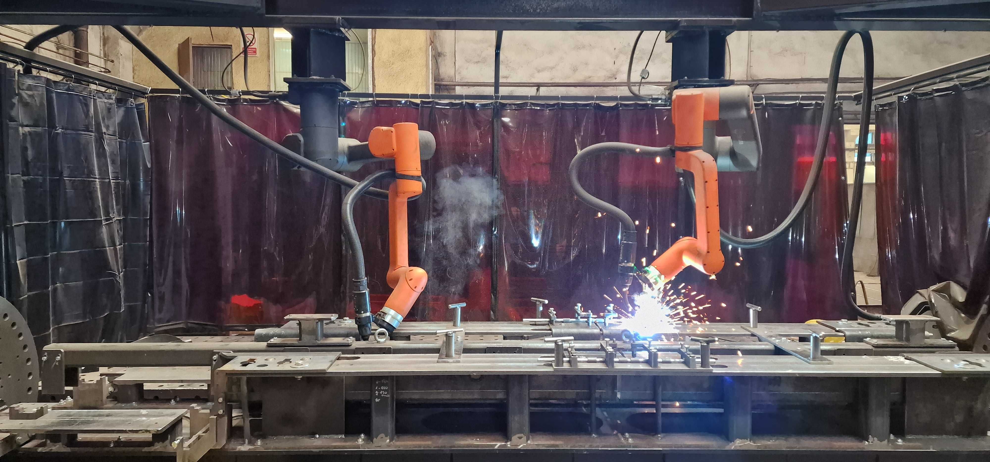 Usługa spawania robotem spawalniczym COBOT