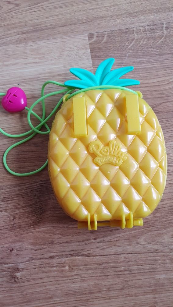 Polly Pocket kompaktowa torebka Ananas GKJ64 Stan BDB