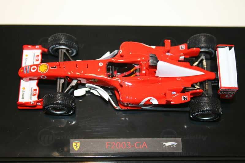 1/43 ferrari f2003-ga michael schumacher (mattel elite)