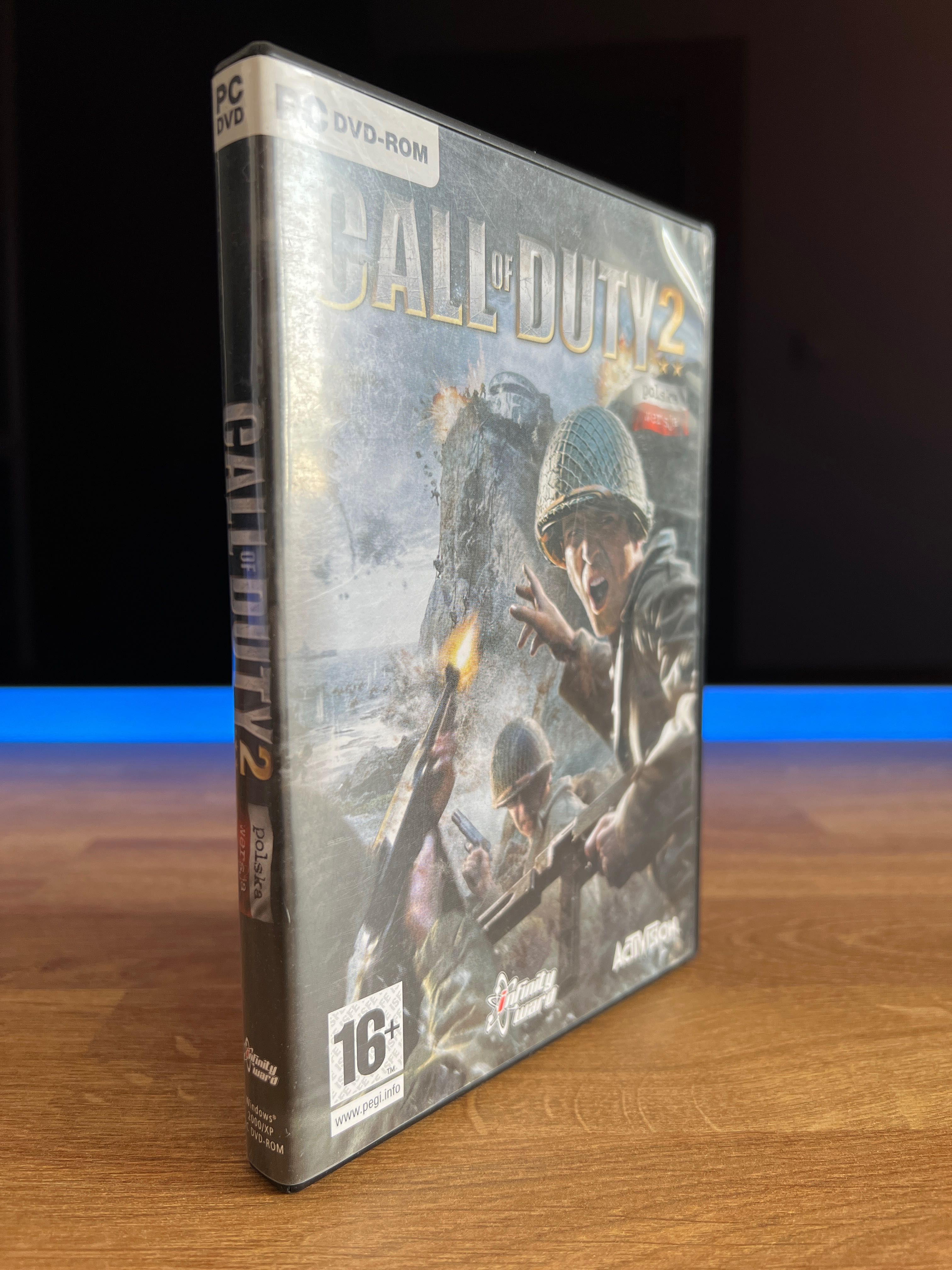 Call Of Duty 2 (PC PL 2005) CD BOX premierowe kompletne wydanie