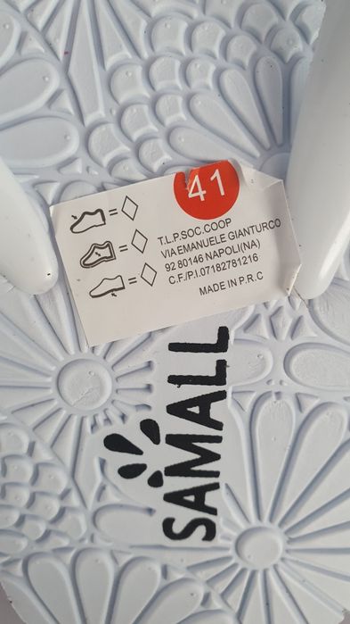 Japonkii damskie na grubej piance rozmiar 41 / długość stopy 24.5 cm