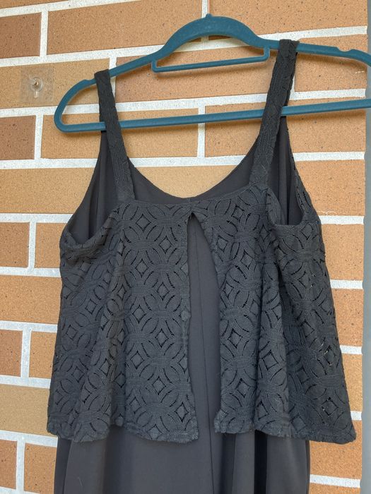 Macacão preto da Mango em óptimo estado